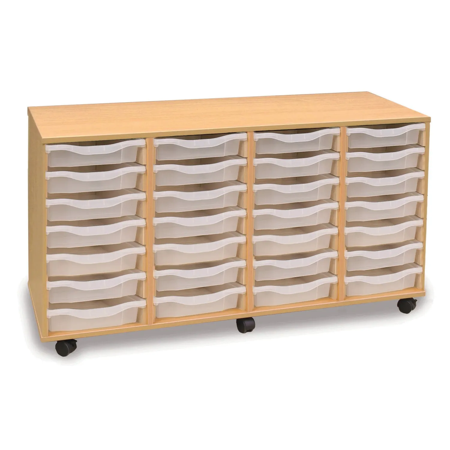 Monarch 28 traykast opbergkast blauw 4x7 enkel