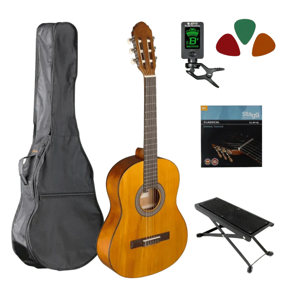MAI Starter Series klassieke gitaar 3/4 starterset hout