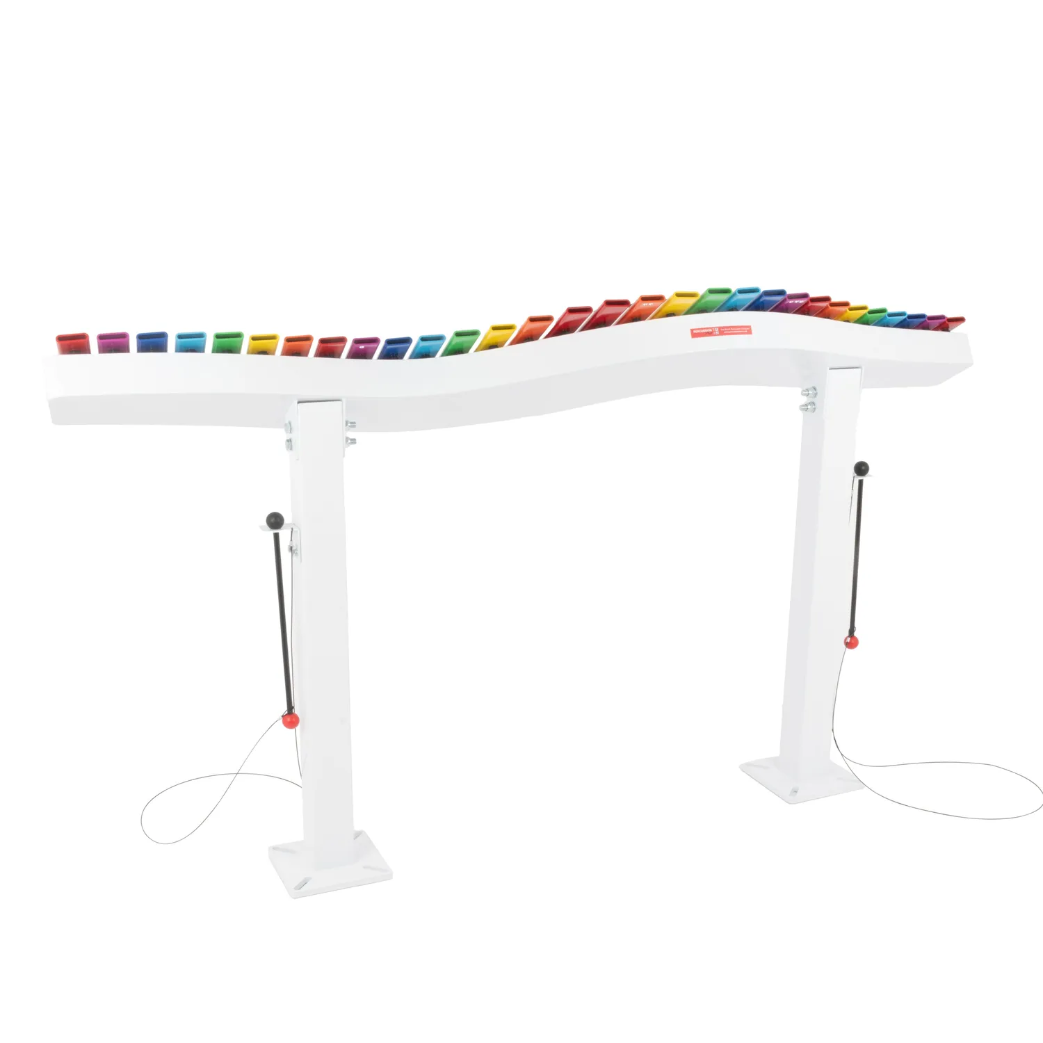 Percussion Plus Duo Wave 30 xylofoon buiten regenboog