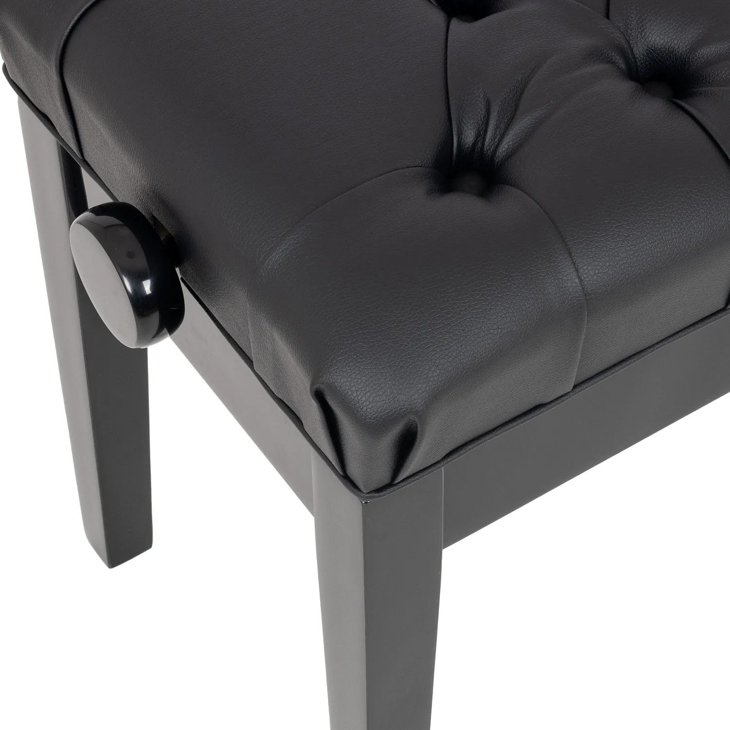 Musisca Wide Top Concert pianokruk zwart 70 cm verstelbaar