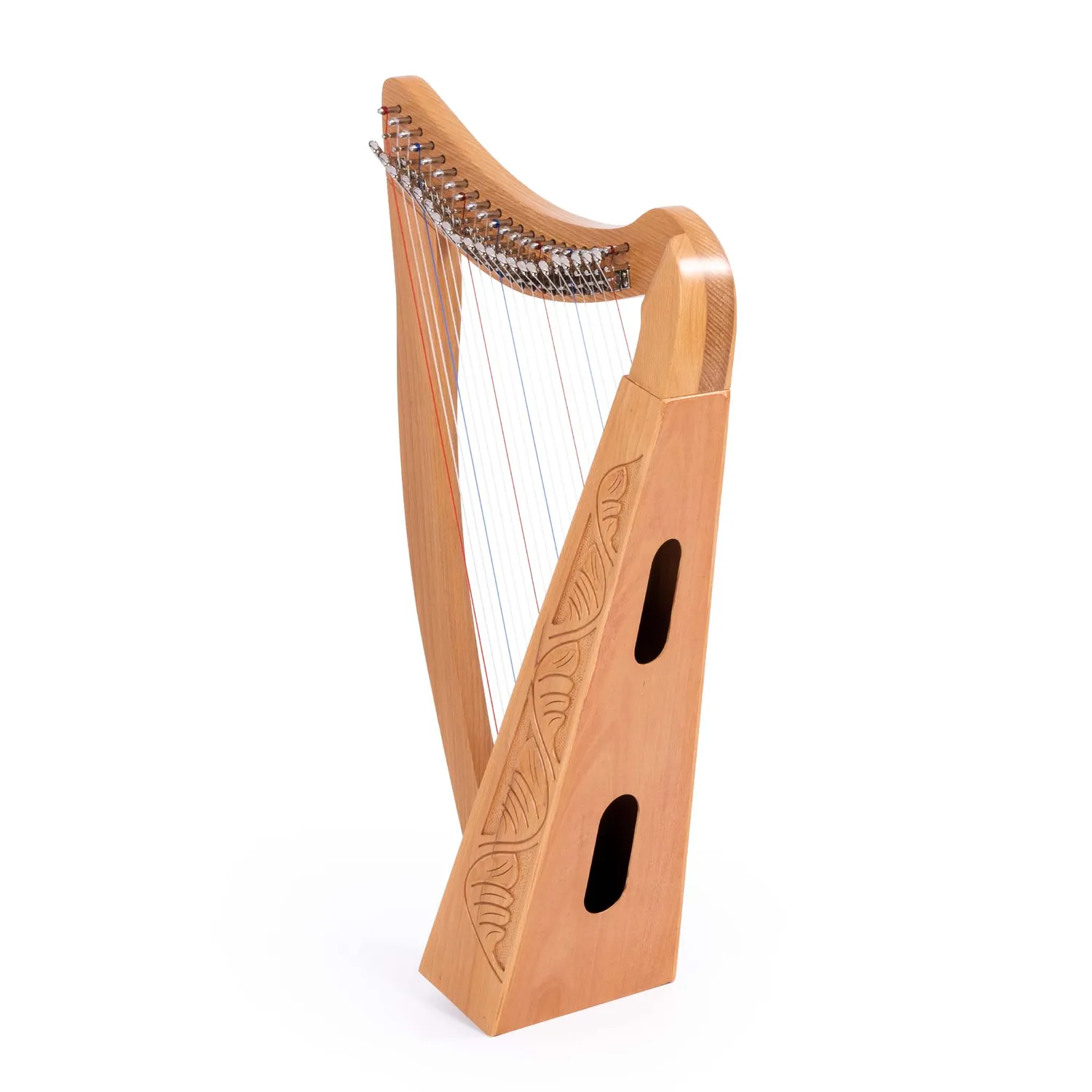 MMX Keltische harp natural 22 snaren met tas A1