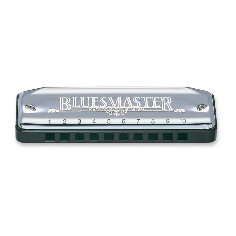 Suzuki Bluesmaster diatonische mondharmonica 10-gaats fosforbrons