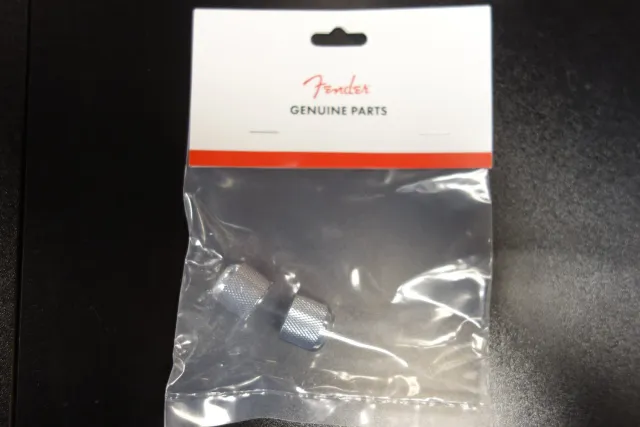 Fender Telecaster dome knoppen chroom 2 stuks 1/4 inch