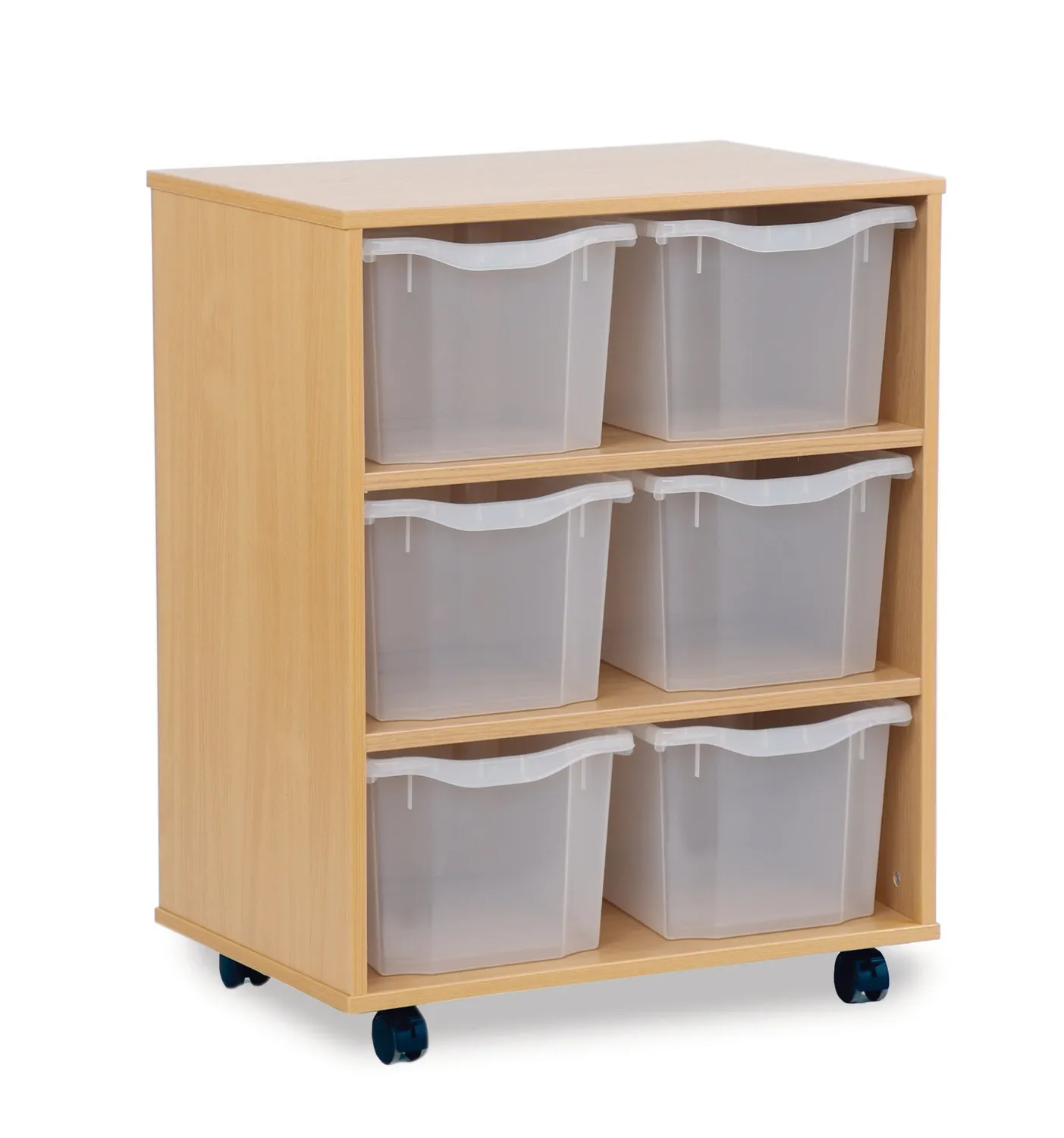 Chamberlain Music Monarch 6 opbergkast triple tray blauw