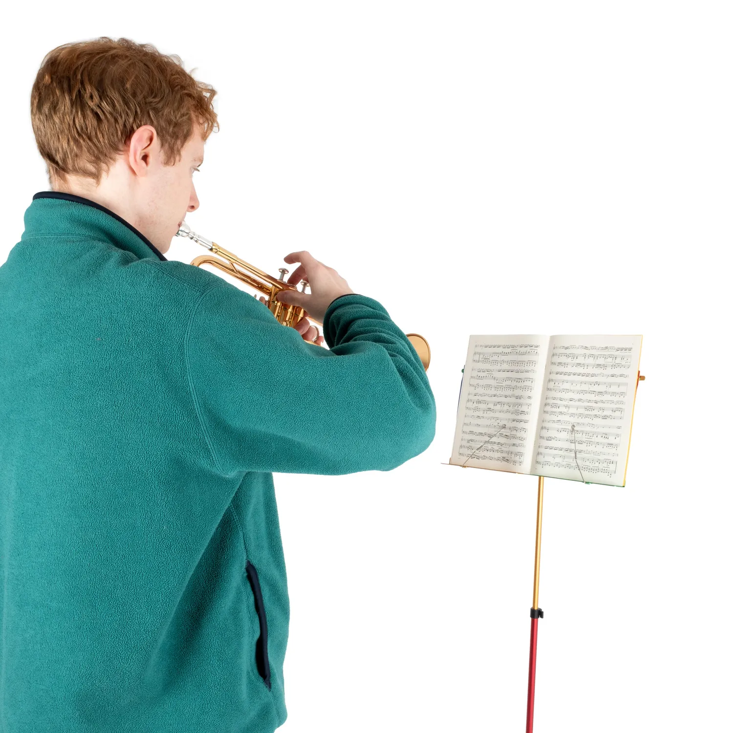 Musisca Scherzo muziekstandaard zwart inklapbaar lichtgewicht