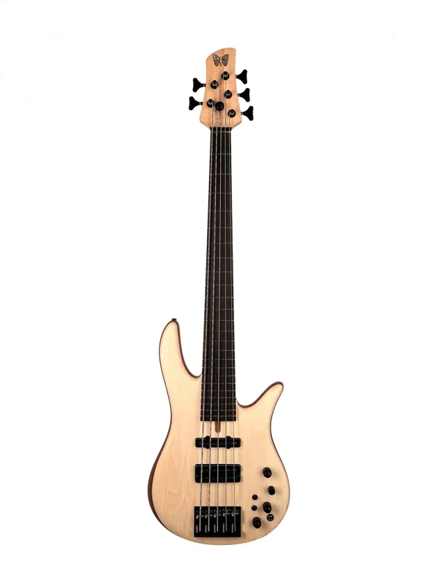 Fodera Monarch 5 Standard basgitaar 5-snarig ivorywood