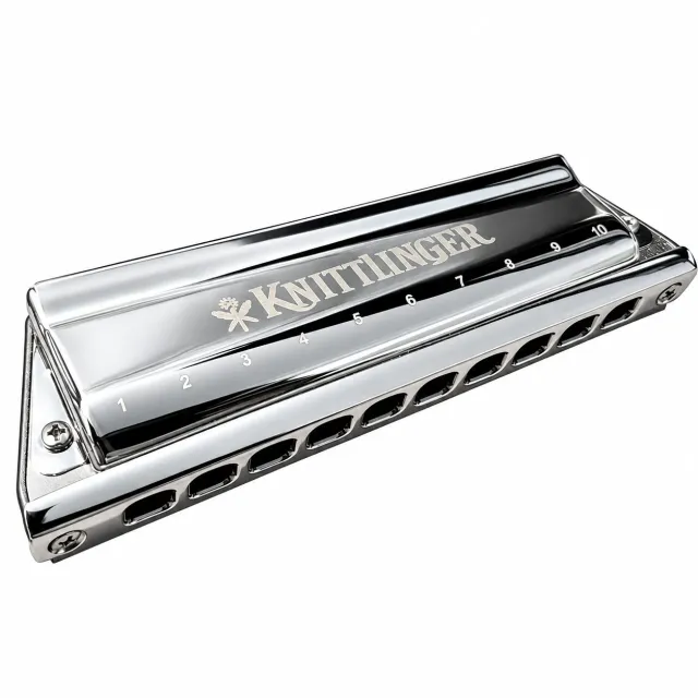 Bushman Knittlinger octaaf mondharmonica dubbelriet