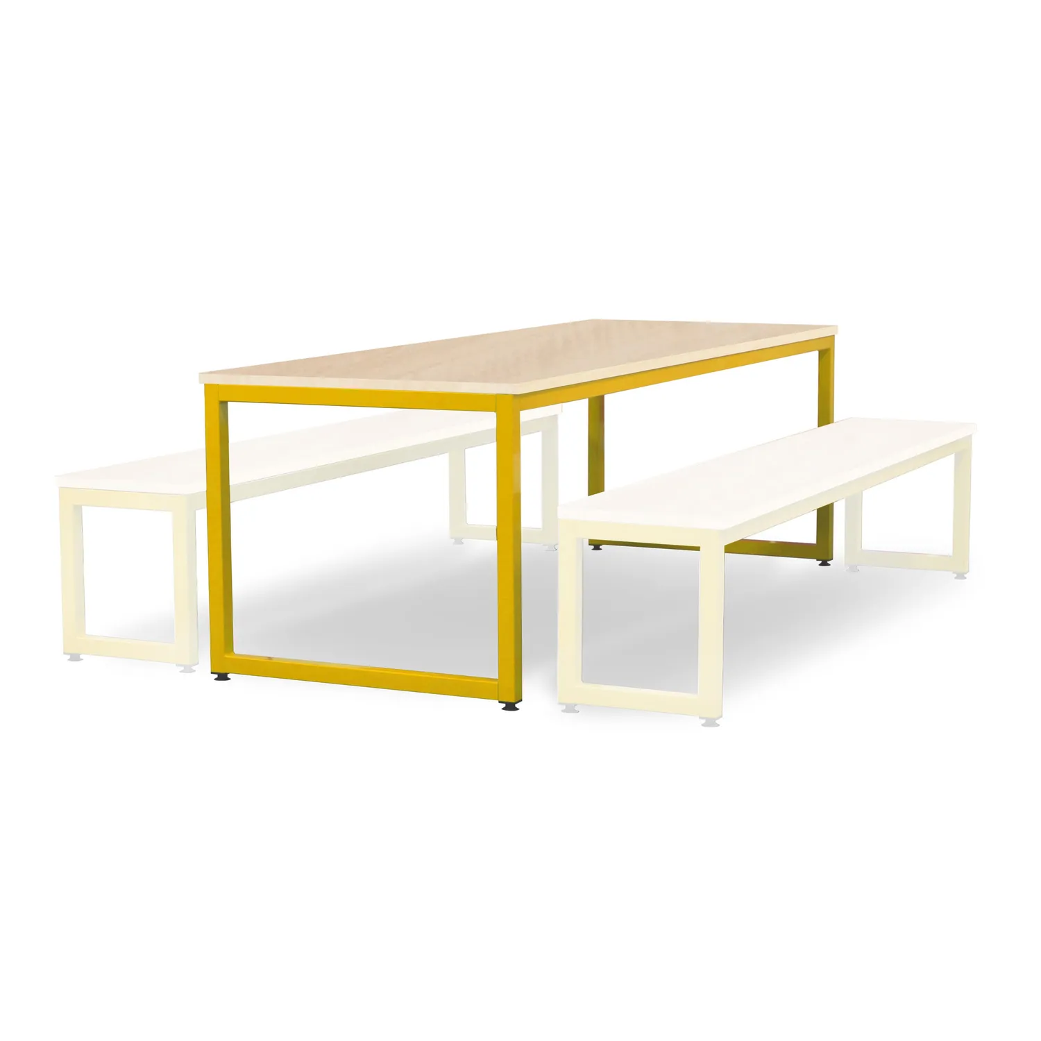 Monarch eettafel esdoorn blad kantine school