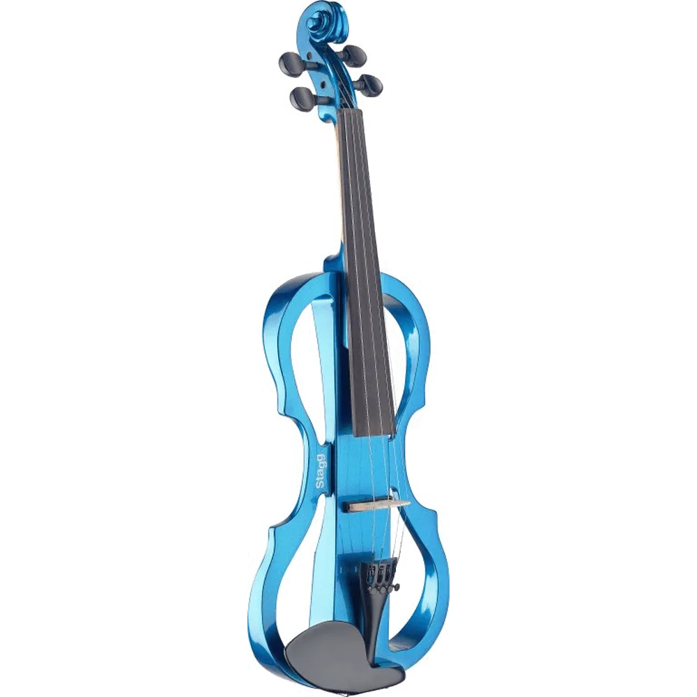 Stagg EVN X-4/4 elektrische viool blauw startersset