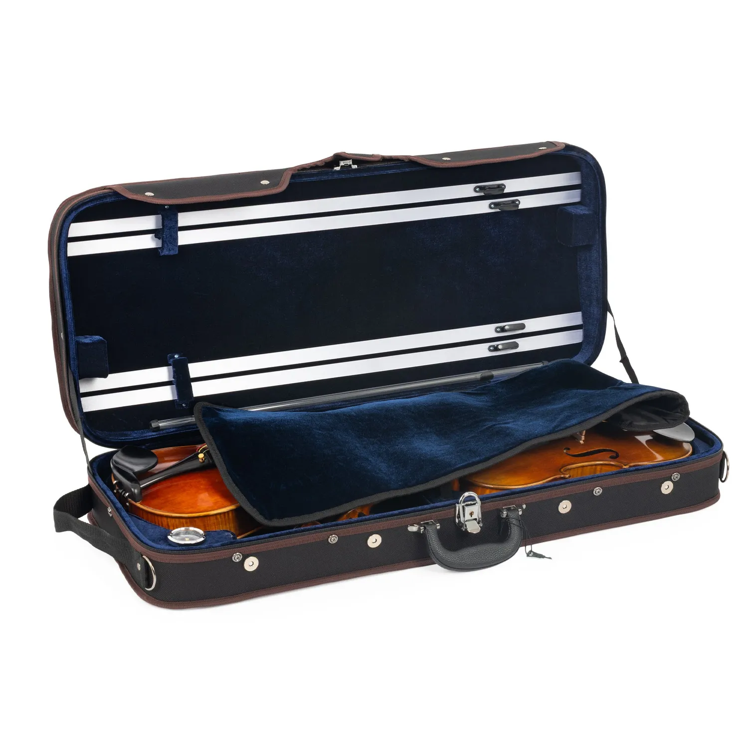 Chamberlain Music Dual 4/4 viool altviool koffer blauw