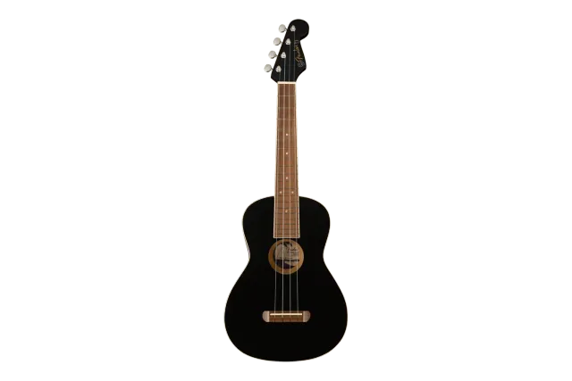 Fender Avalon Tenor ukelele Black warme klank