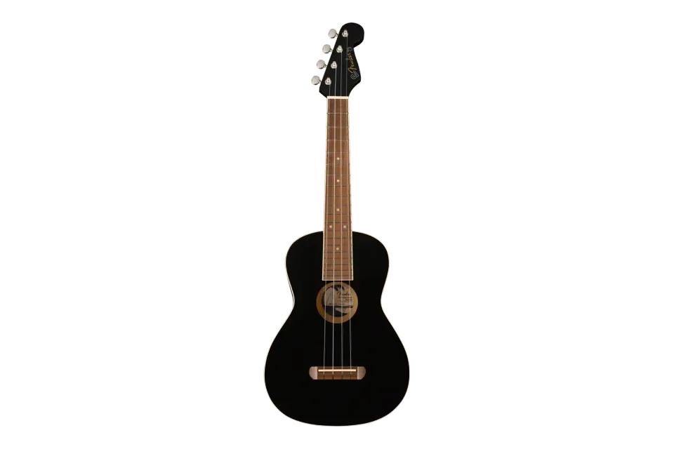 Fender Avalon Tenor ukelele Black warme klank