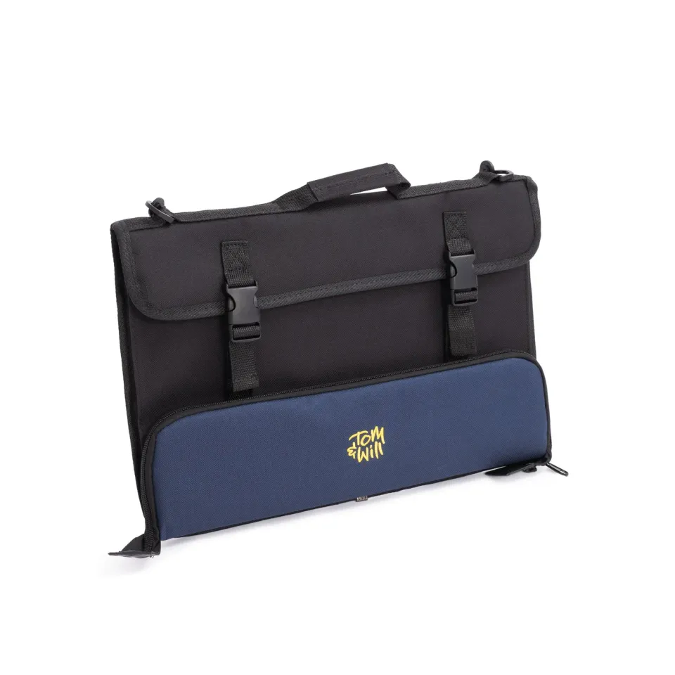 Tom & Will 99MC bladmuziektas zwart-navy 600D