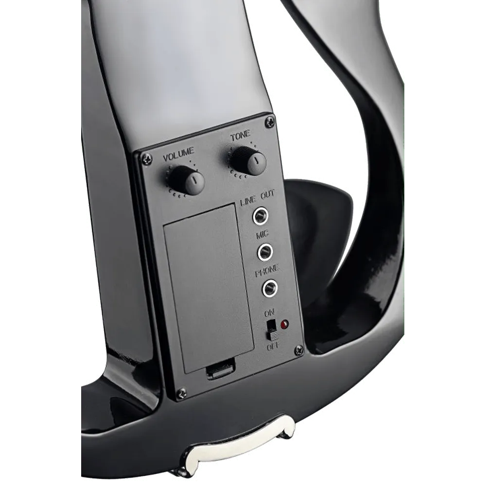 Stagg EVN X-4/4 elektrische viool zwart 4/4 set