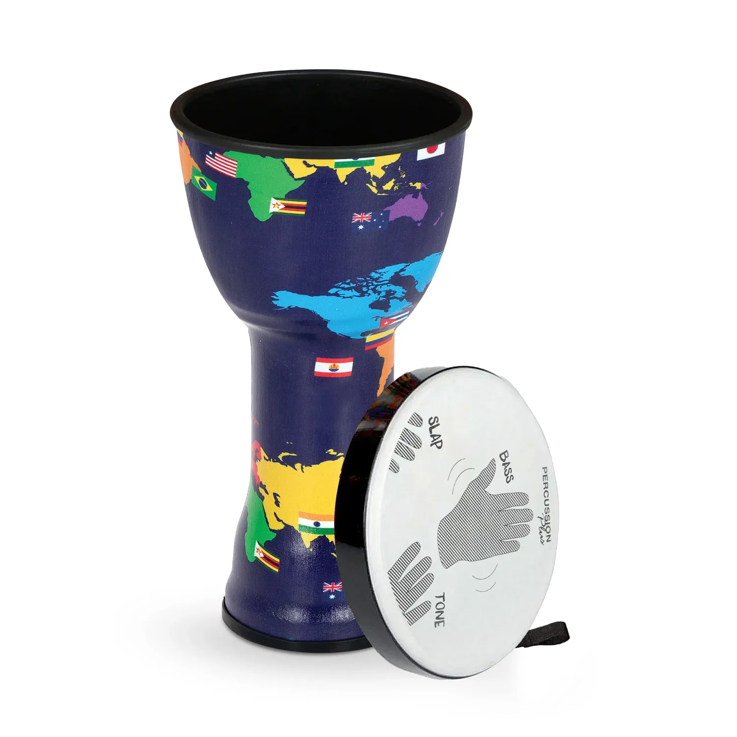 Percussion Plus djembe set 10+12 inch nestbaar
