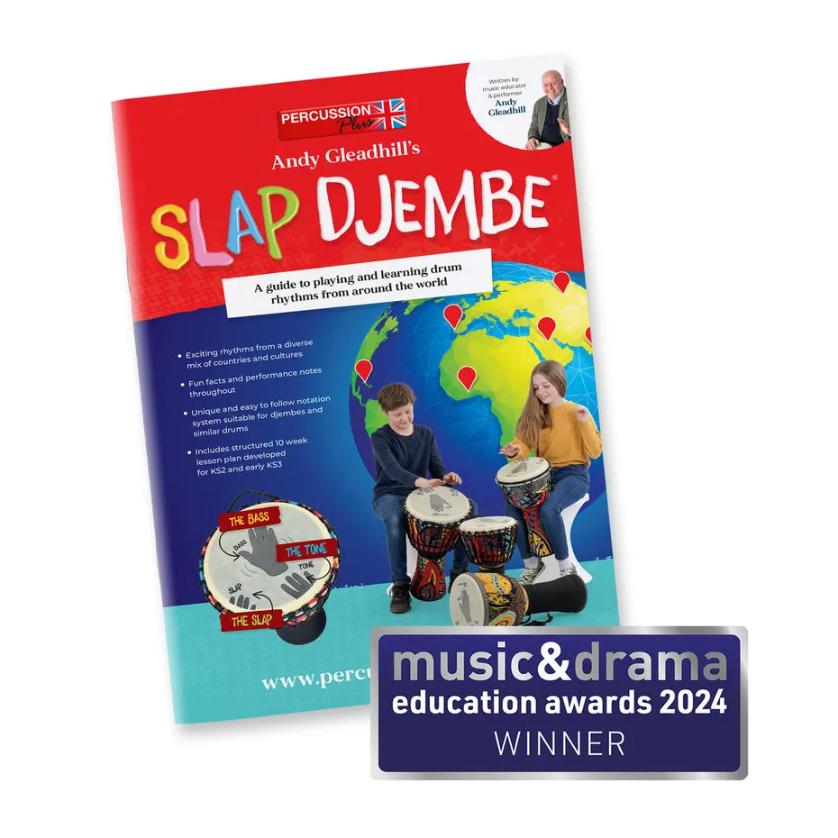 Percussion Plus World Slap djembe 6 inch 6-pack