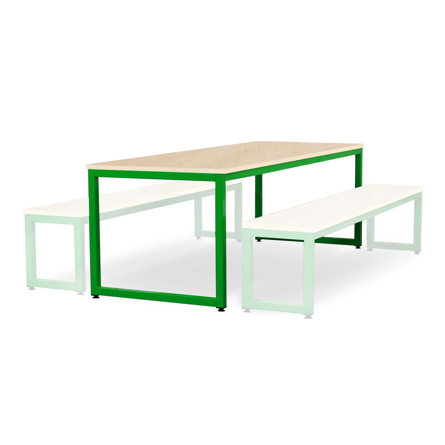 Monarch eettafel esdoorn blad kantine school