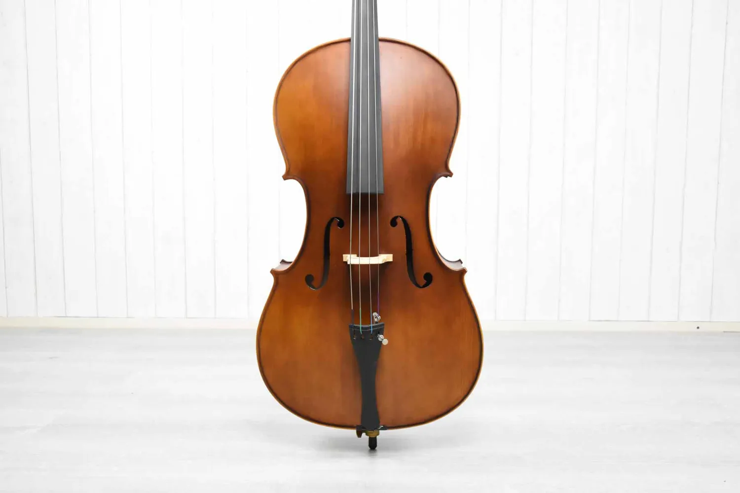 Main 1/2 cello startersset mat donker met strijkstok