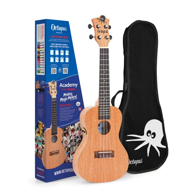 Octopus Academy concert ukelele elektrisch-akoestisch