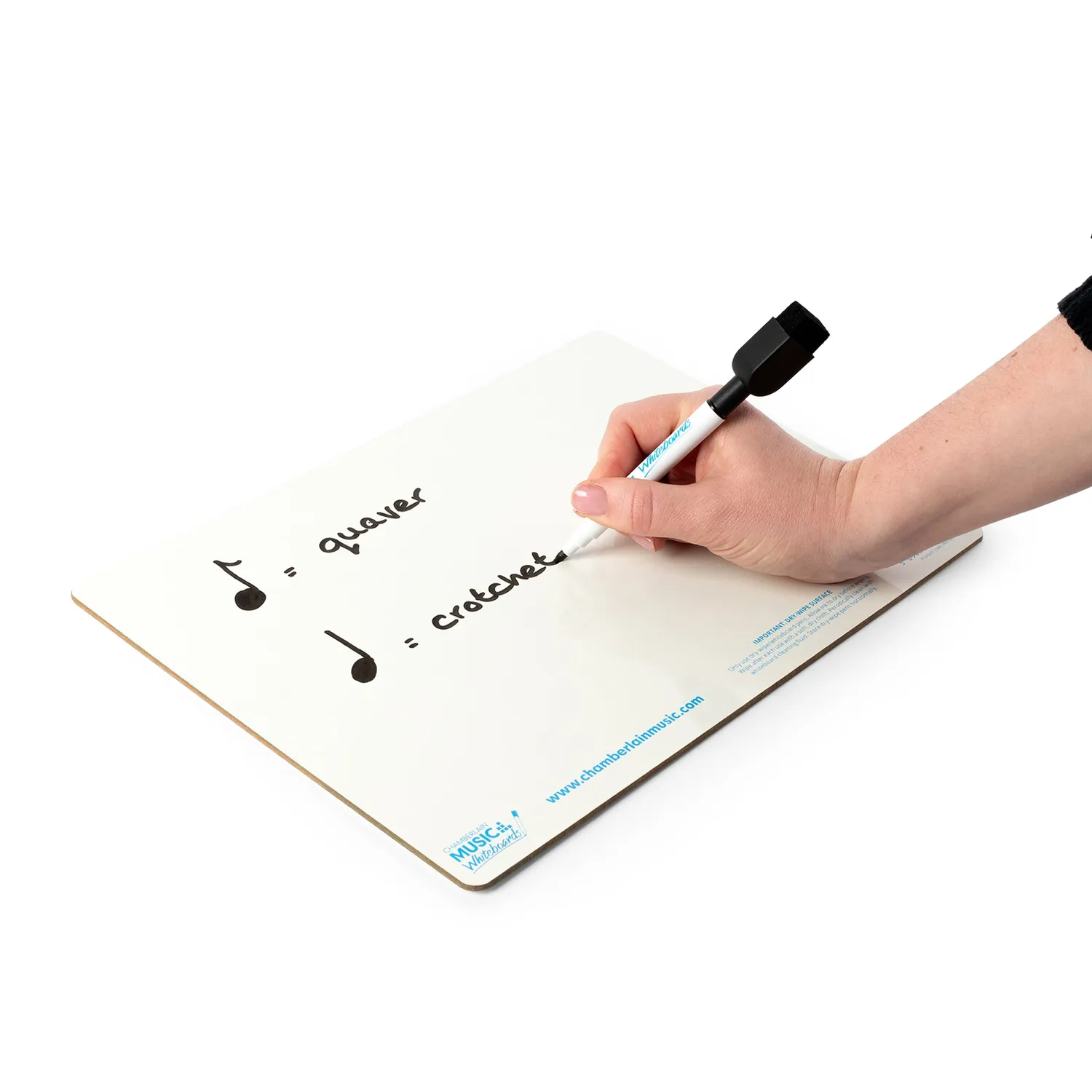 Chamberlain Music whiteboardstift zwart fine tip 5-pack