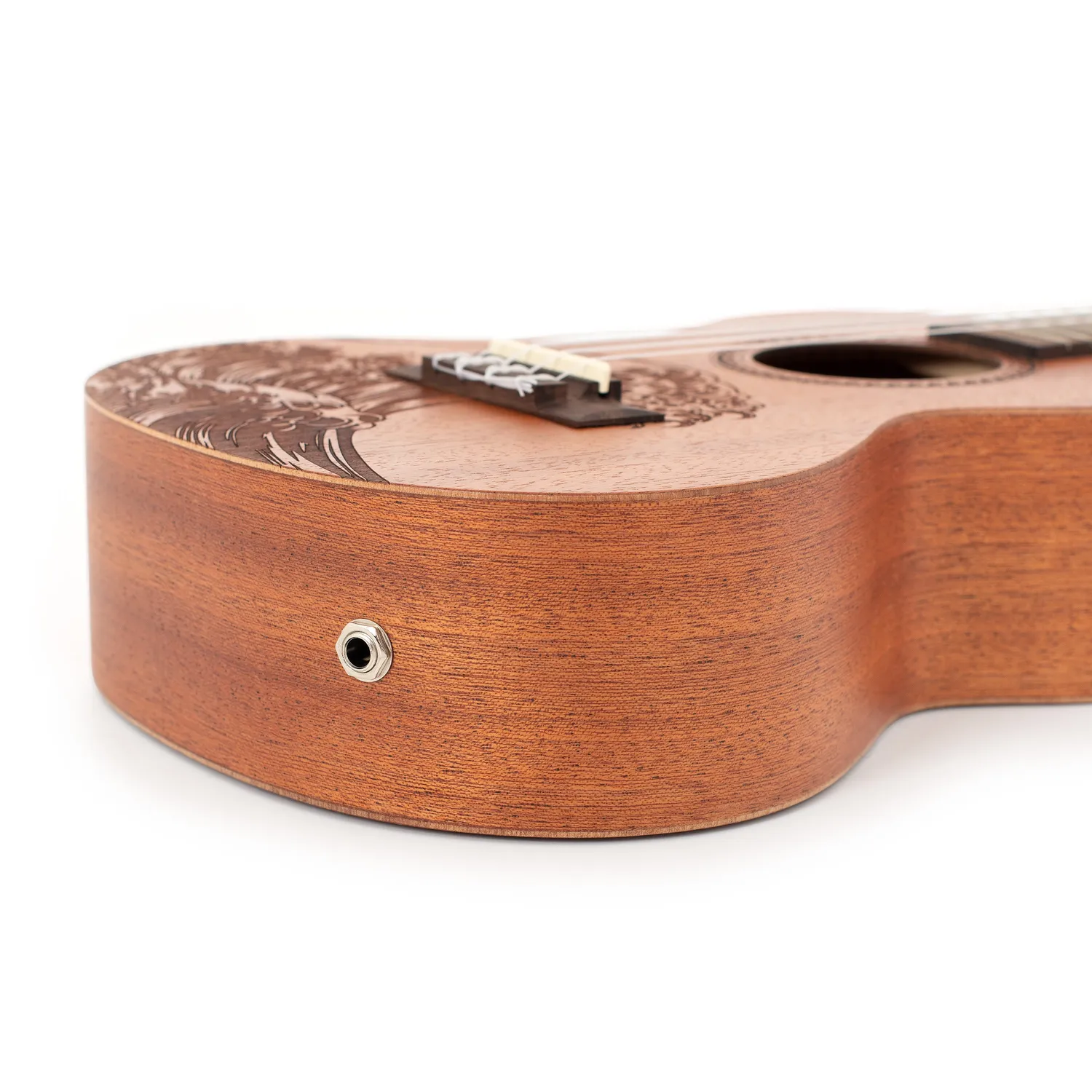 Octopus Rosette tenor ukelele elektro-akoestisch wave