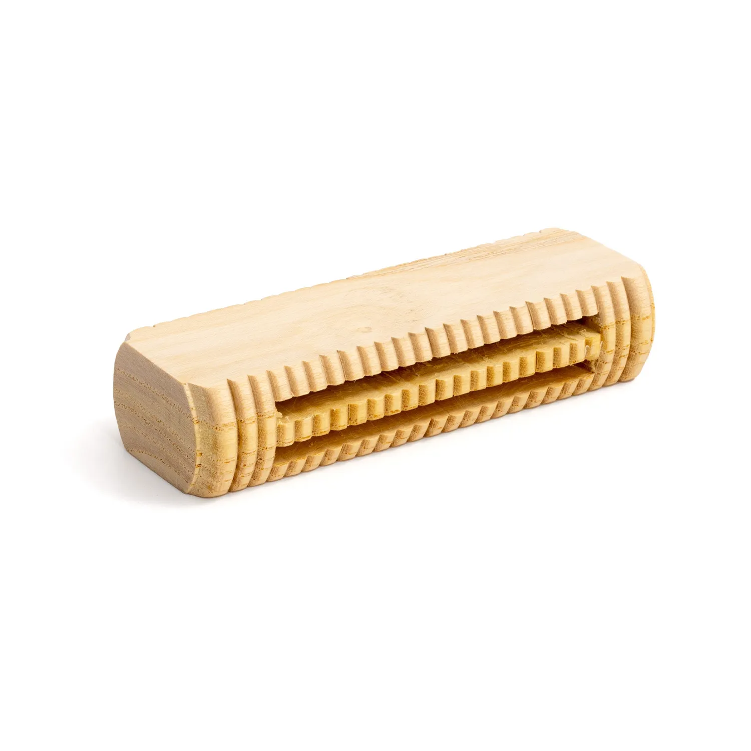 Percussion Plus two tone guiro block hout met stok