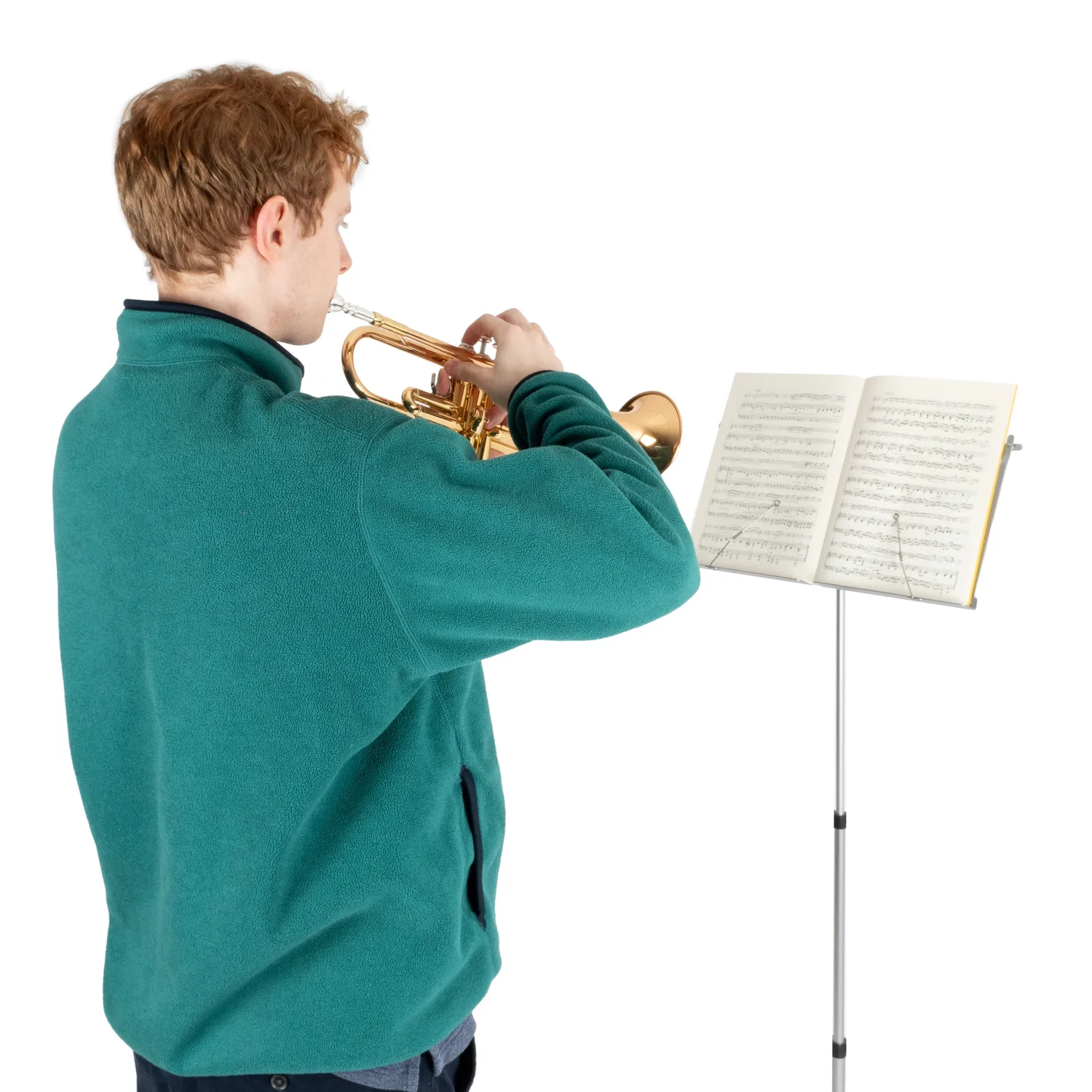 Musisca Scherzo muziekstandaard zwart inklapbaar lichtgewicht