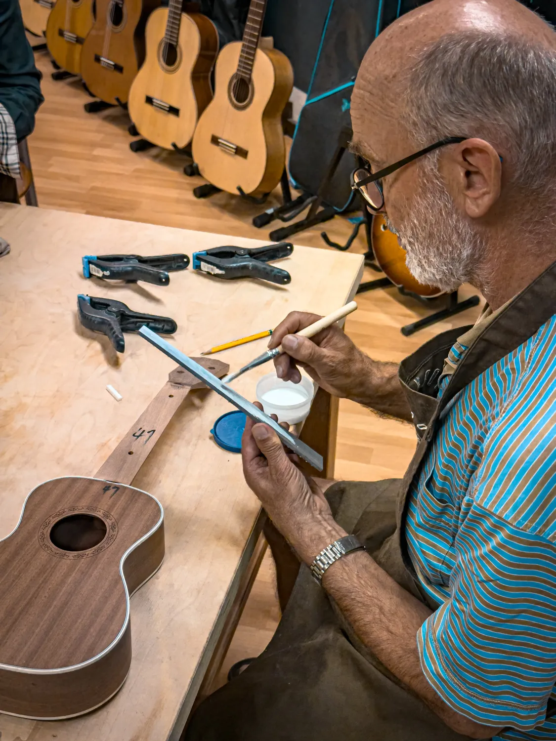 Plaschke ukulele-bouwworkshop Lagundo zelfbouw 9 okt