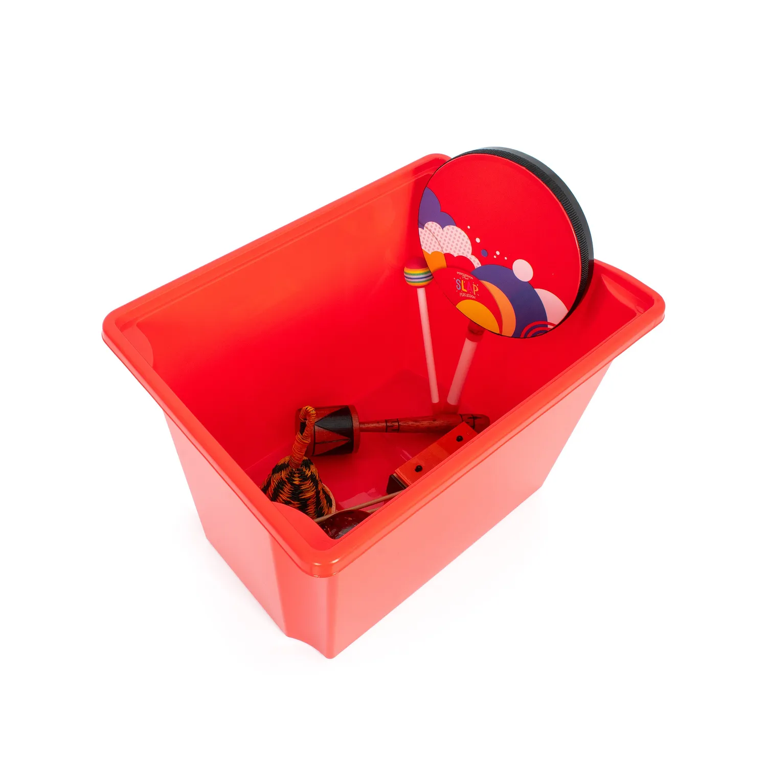 Chamberlain Music Monarch 40L opbergbox met deksel rood 5 stuks