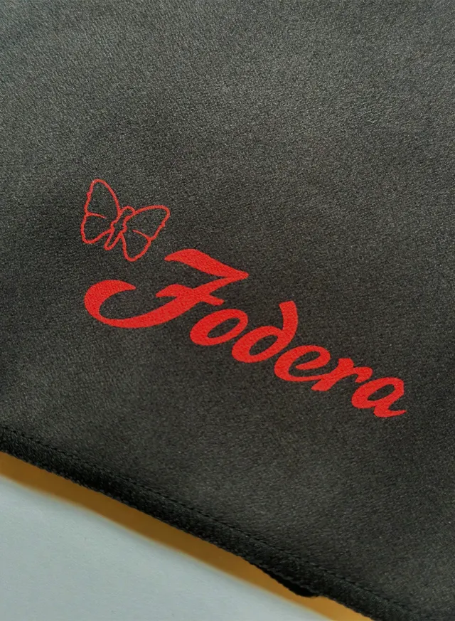 Fodera poetsdoek microvezel zwart 30x30 cm