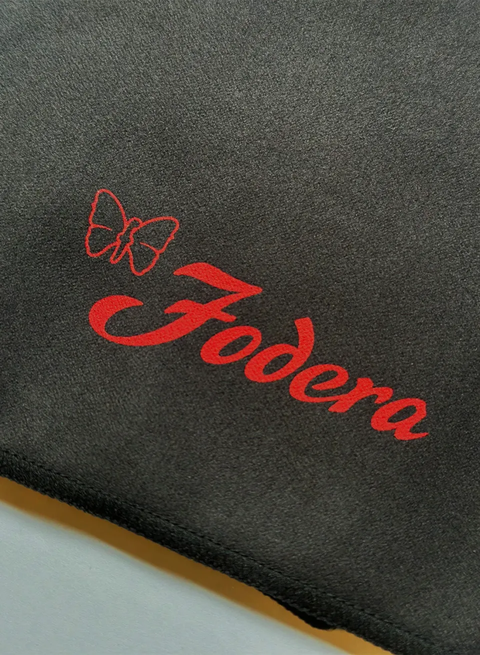 Fodera poetsdoek microvezel zwart 30x30 cm