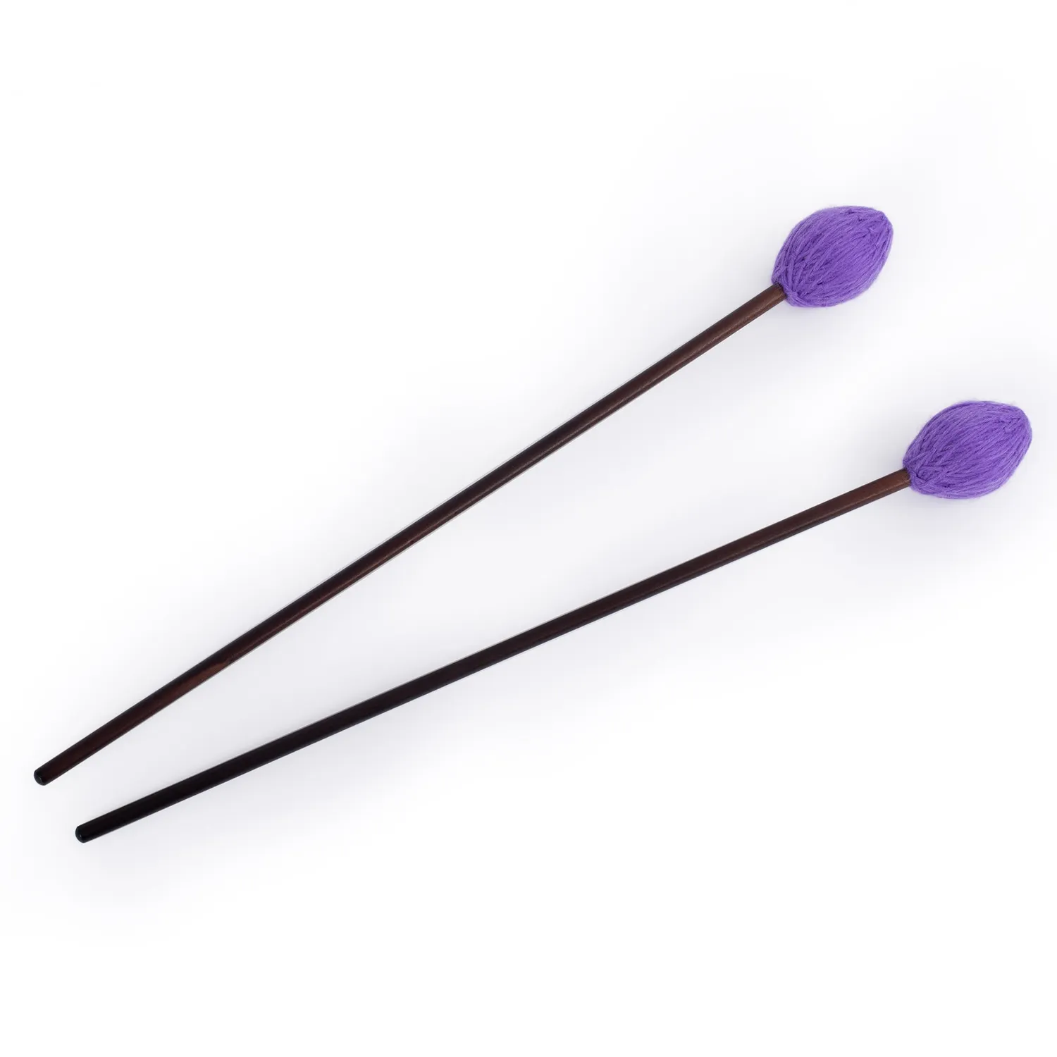 Percussion Workshop vibrafoonstokken wol 4cm zacht paars paar
