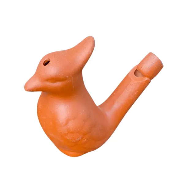 Plaschke Waterbird vogelfluitje terracotta naturel