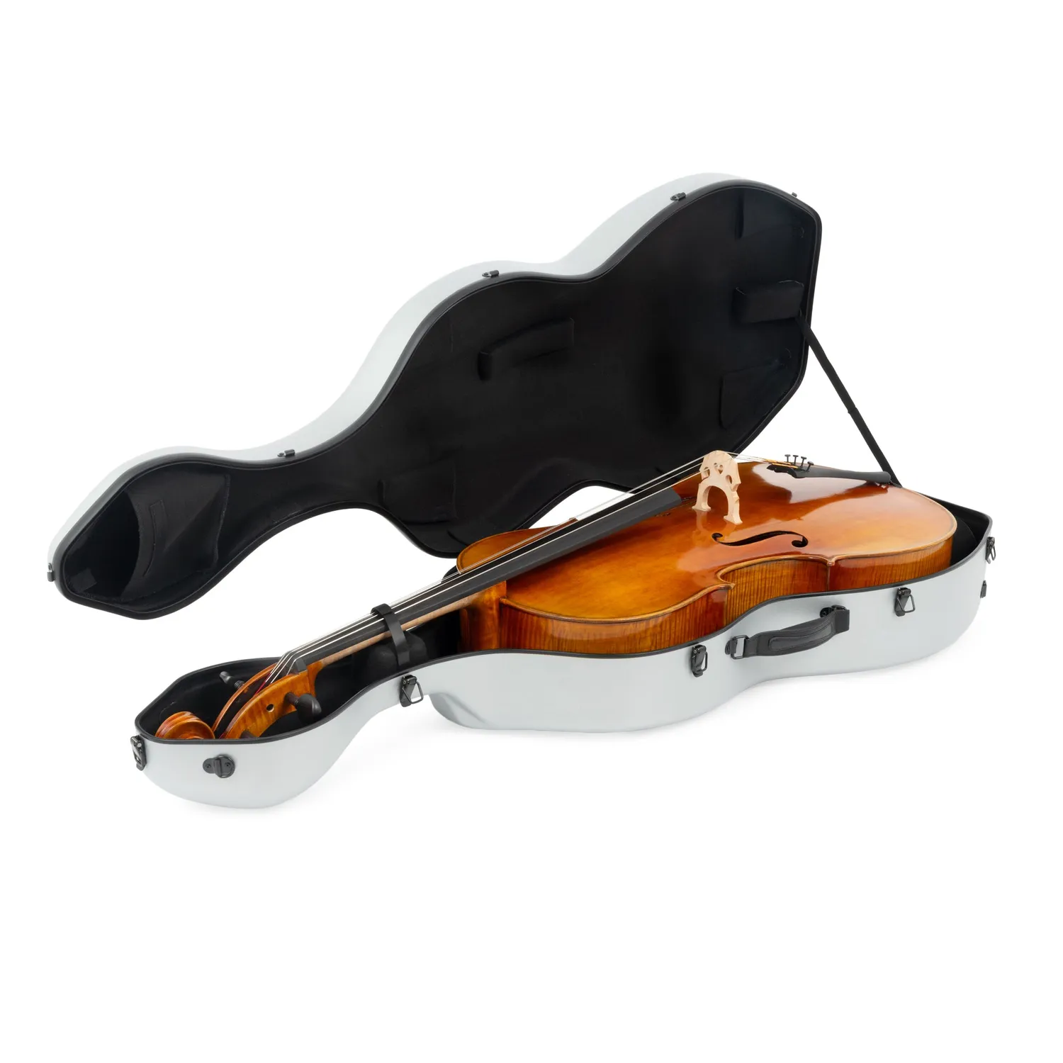 Chamberlain Music Polycarbonate 4/4 Cellokoffer Ivoor Hardcase
