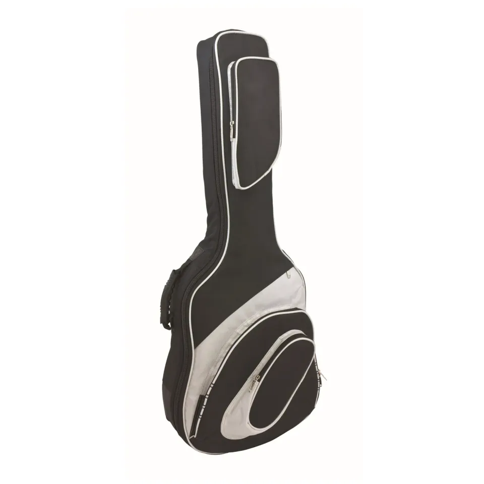 Klassieke gitaar gigbag 4/4 20mm gewatteerd zwart