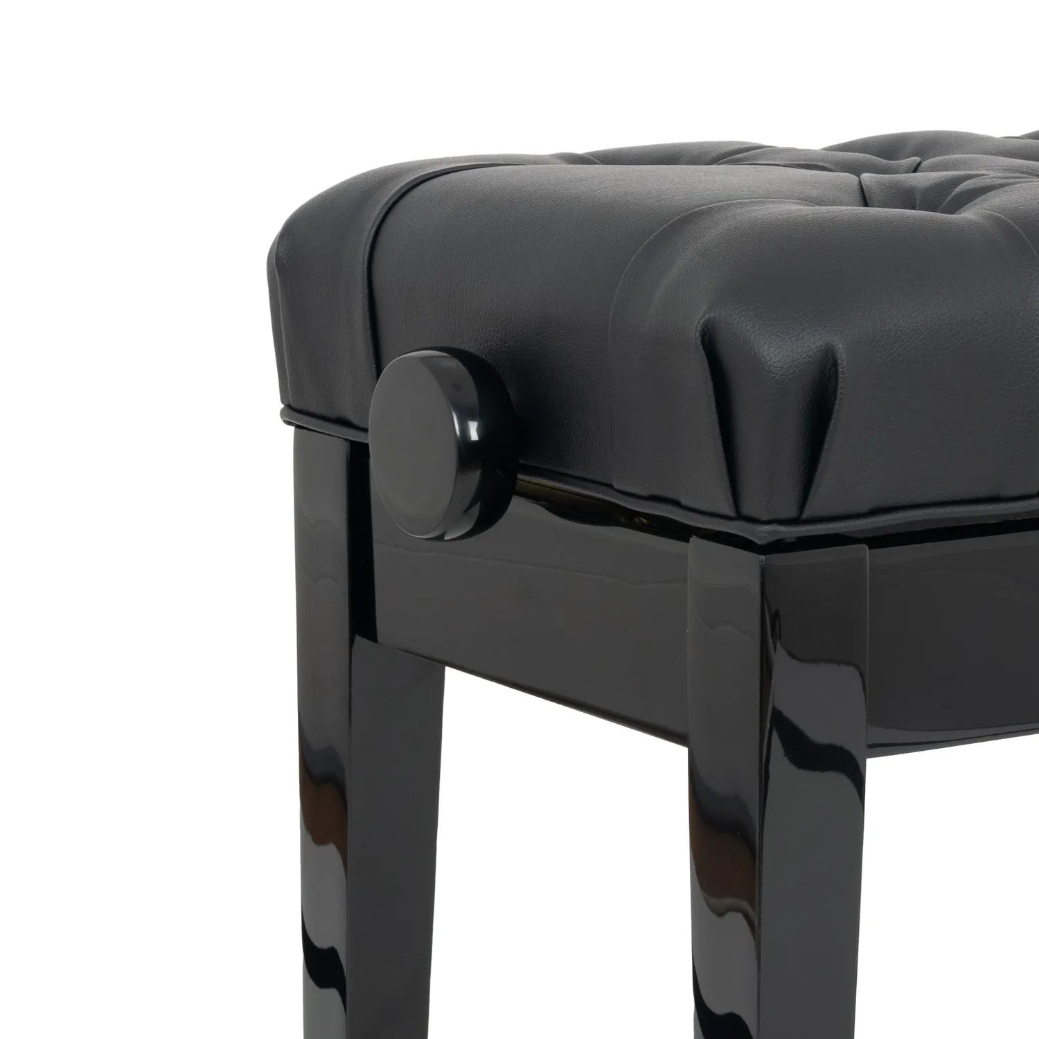 Musisca Wide Top Concert pianokruk zwart 70 cm verstelbaar