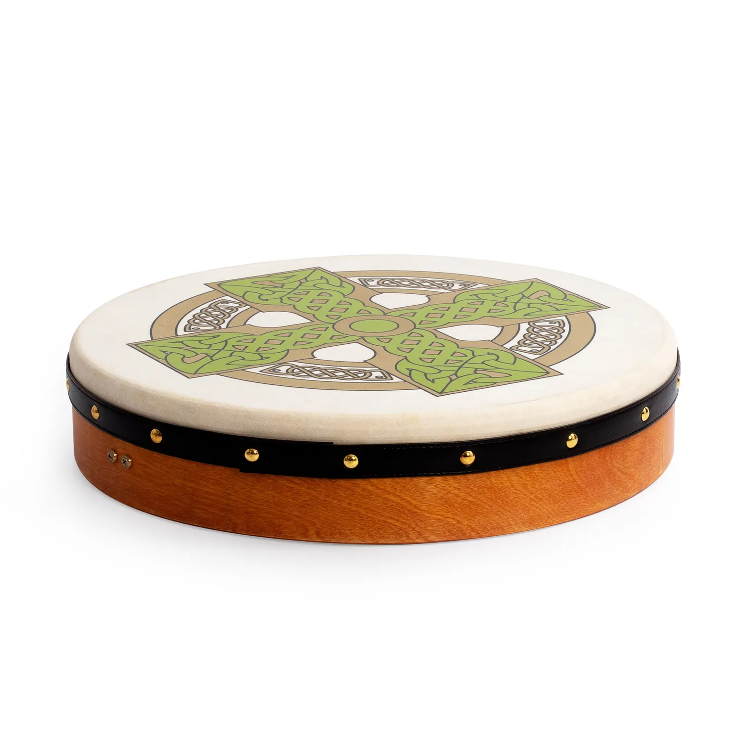 Percussion Plus Cloghan Cross bodhran 18 inch met tas