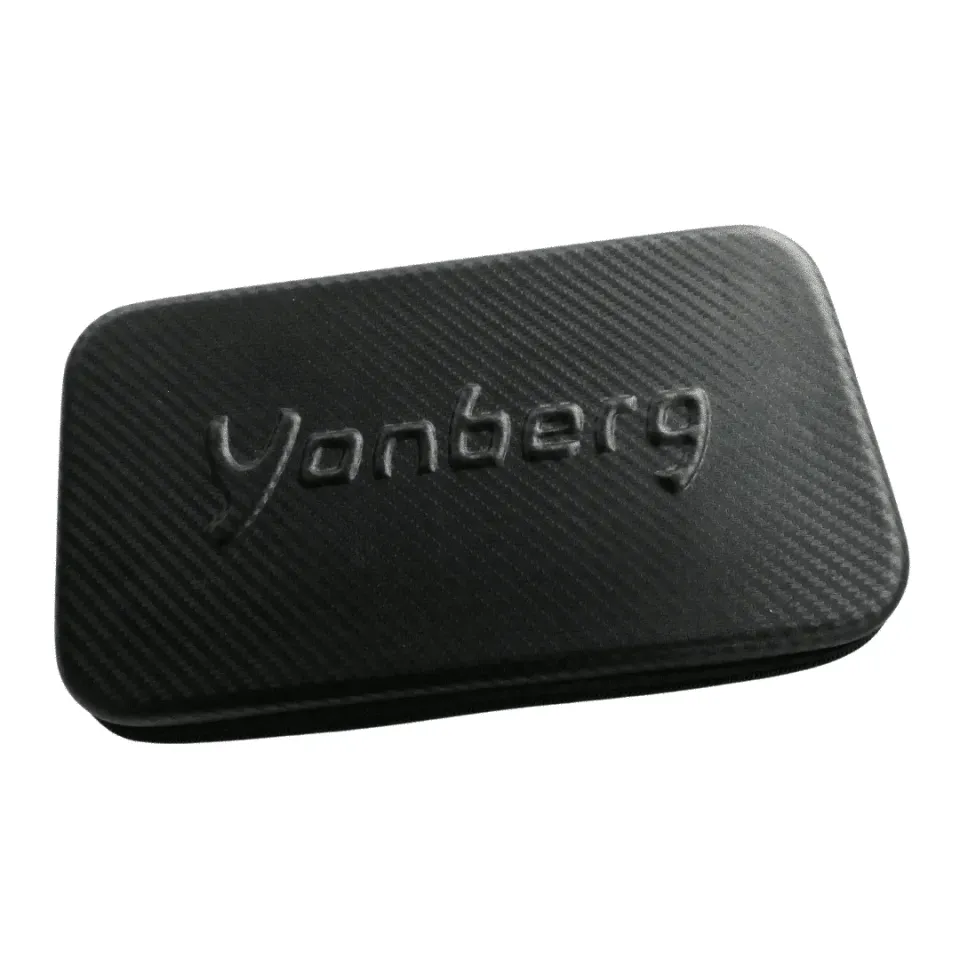 Yonberg koffer voor 6 diatonische mondharmonica's zwart