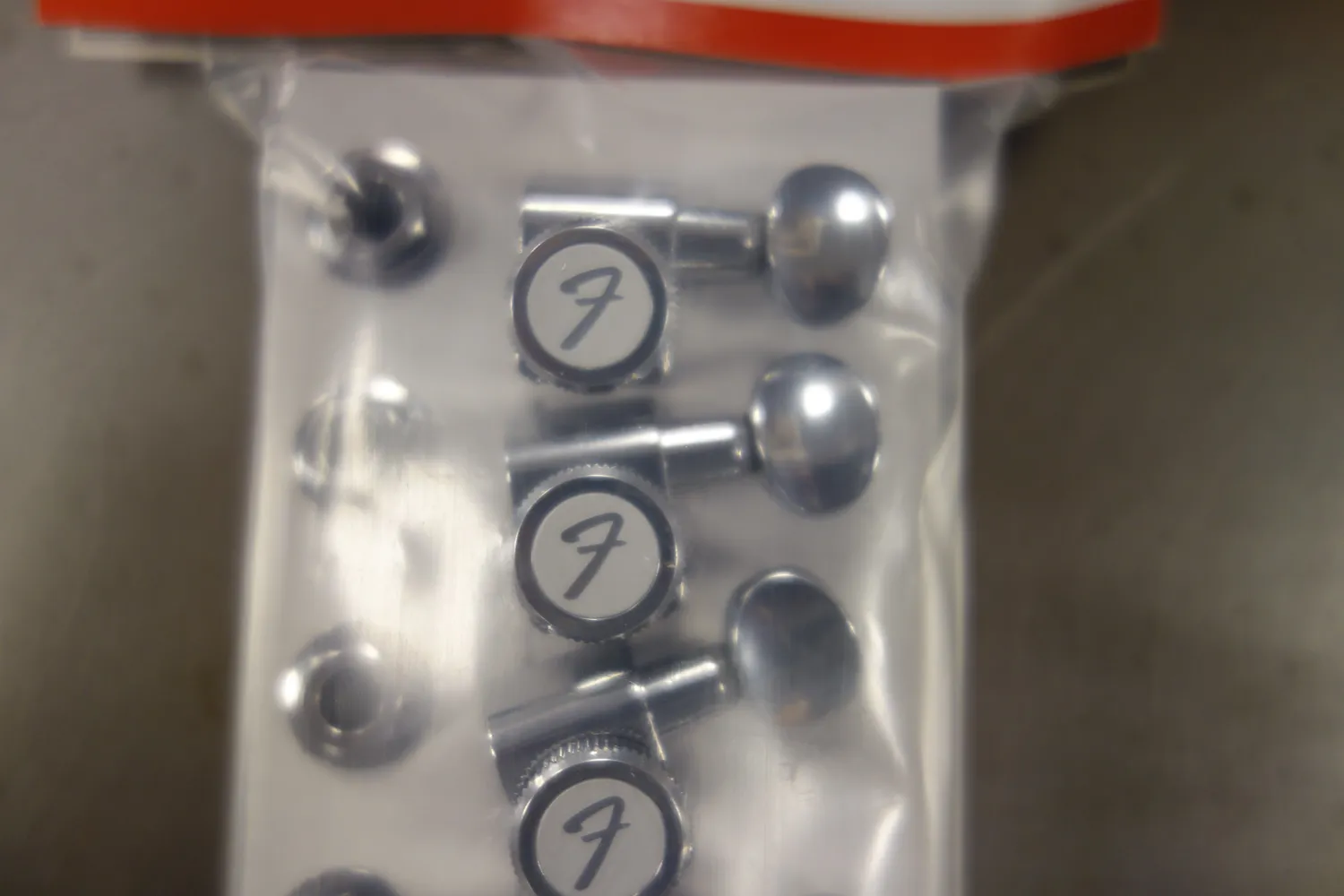 Fender Staggered Locking stemmechanieken chroom vintage knop 6