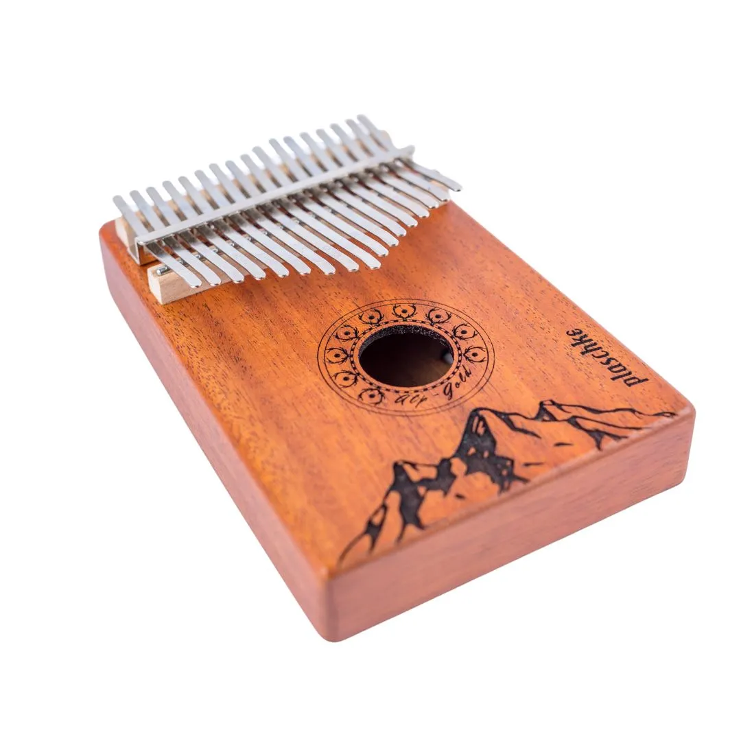Plaschke Alps-Gold kalimba 17 tonen C-groot complete set