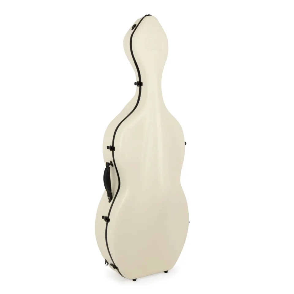 Chamberlain Music Polycarbonate 4/4 Cellokoffer Ivoor Hardcase