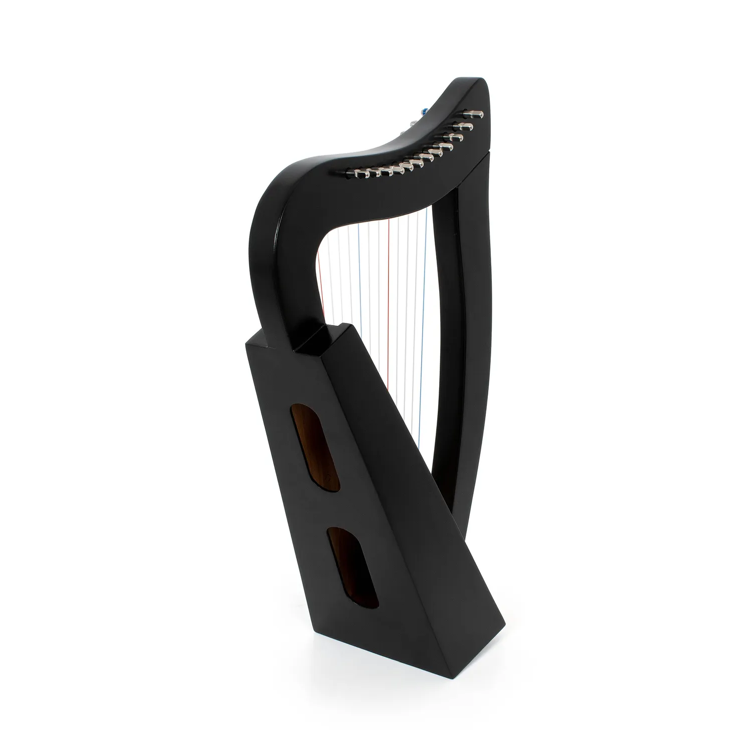 MMX Celtic baby harp 12 snaren zwart met draagtas