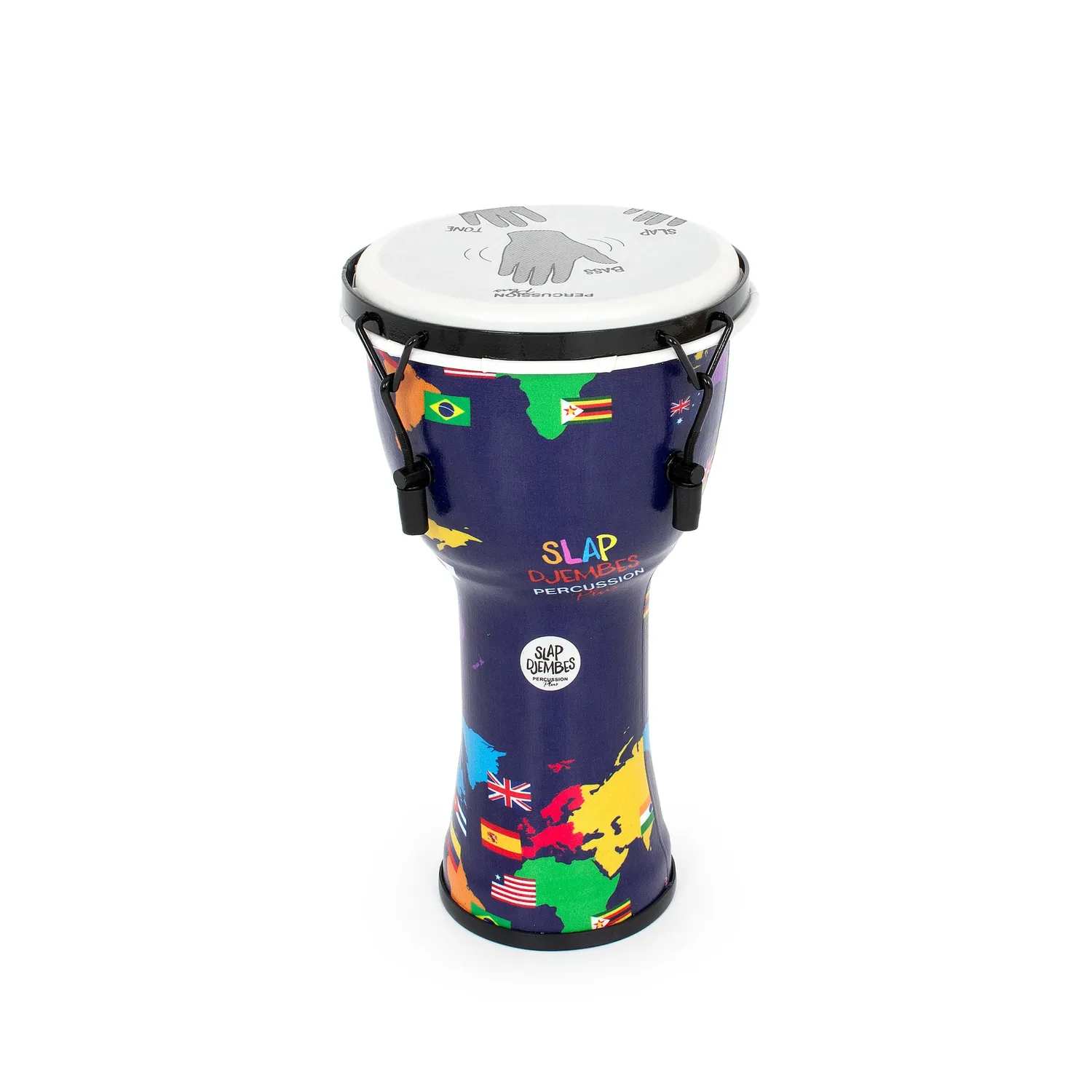 Percussion Plus World Slap djembe mechanisch gestemd 10 inch