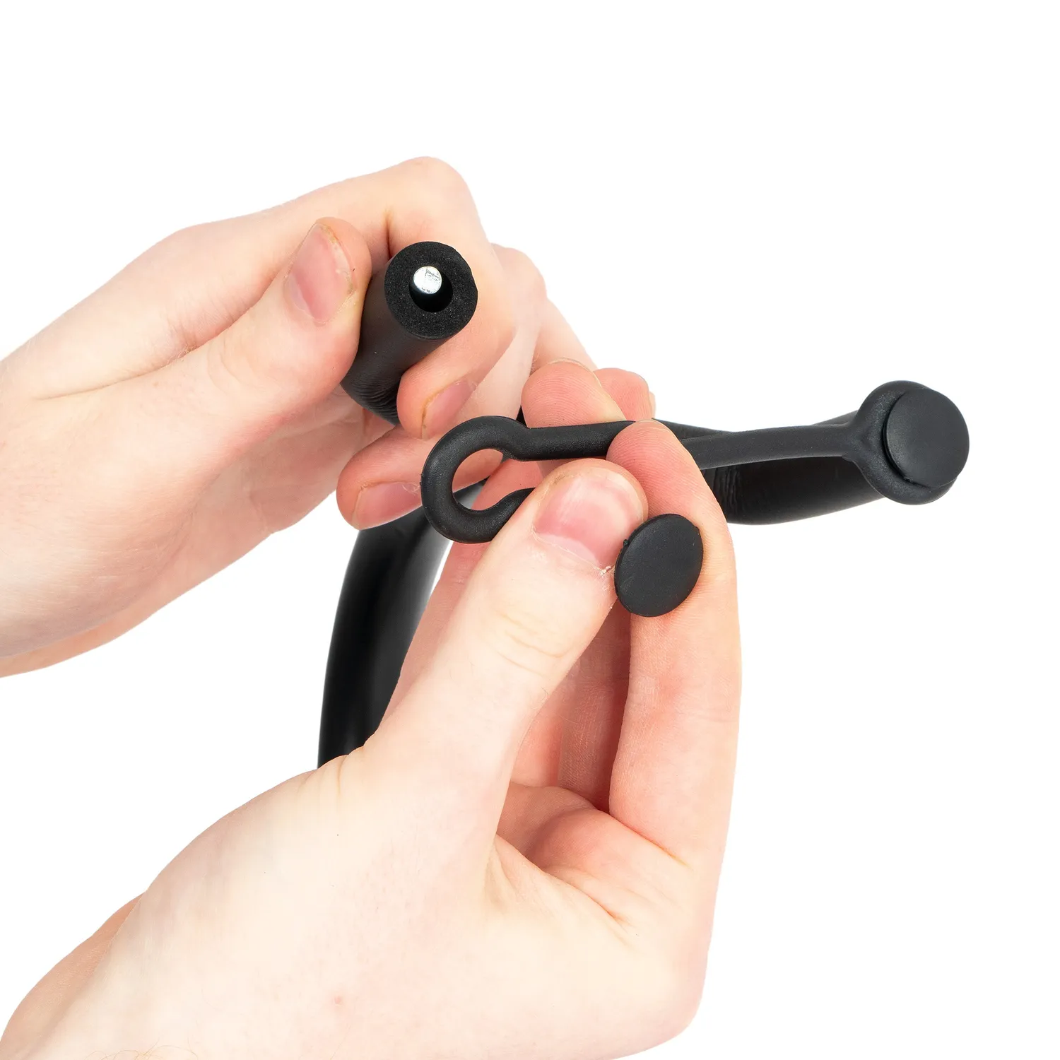 Apextone tripod gitaarstandaard verstelbaar zwart