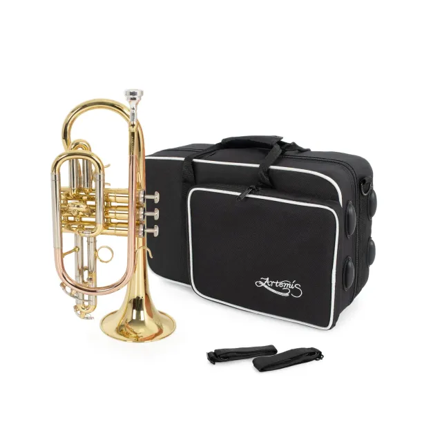 Artemis Student cornet Bb-set gelakt met koffer beginners