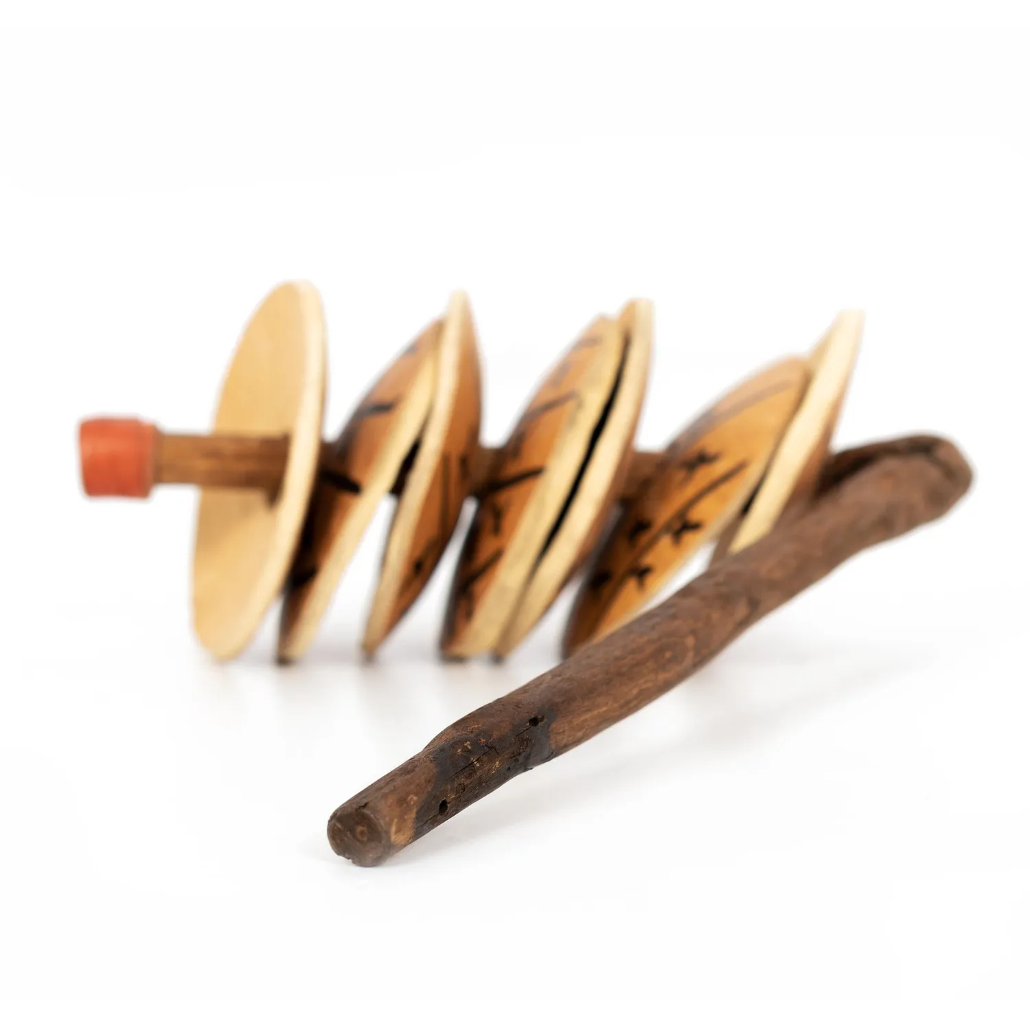 Percussion Plus Honestly Made Rakatak ratel kalebas 5 schijven