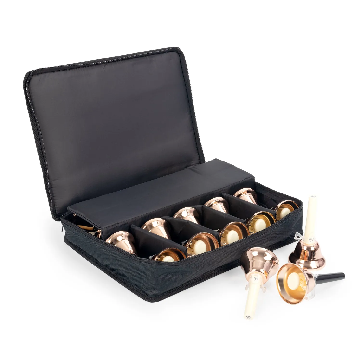 Percussion Plus PP279 handbelkoffer voor handbellen set