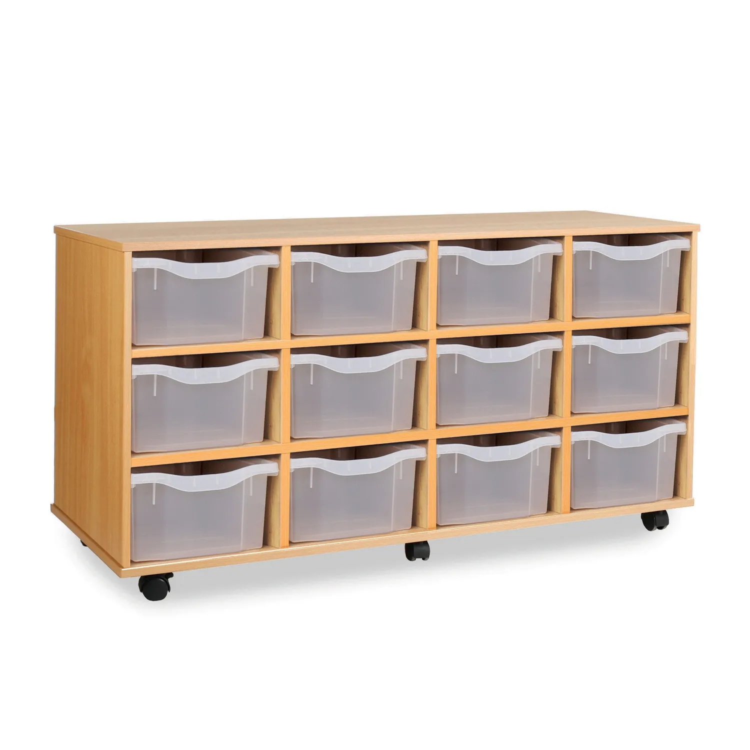 Monarch 12 ladekast dubbel blauw 4x3 trays