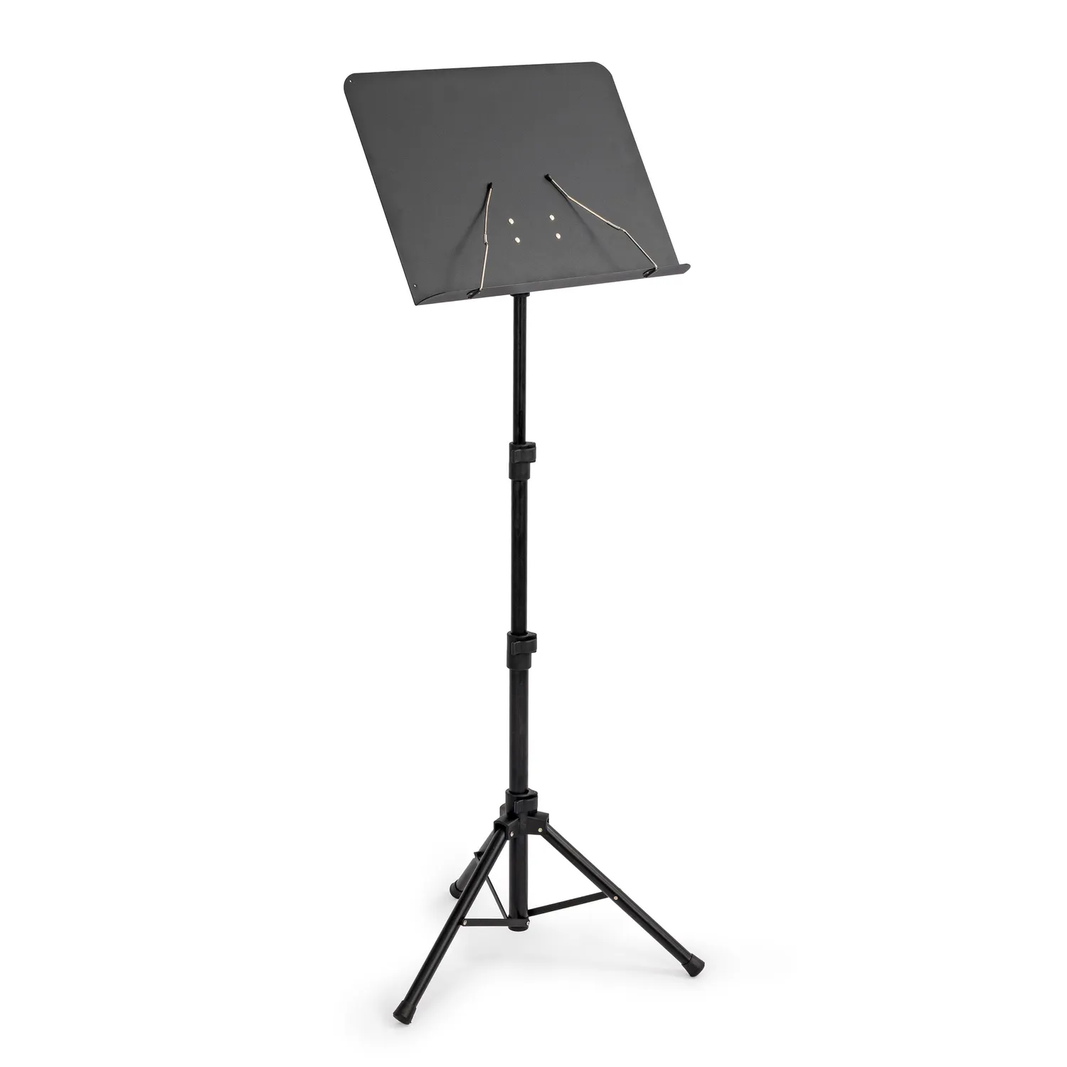 Musisca Orchestral muziekstandaard staal 165 cm inklapbaar