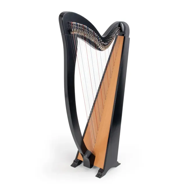 MMX Celtic harp 36 snaren zwart beukenhout